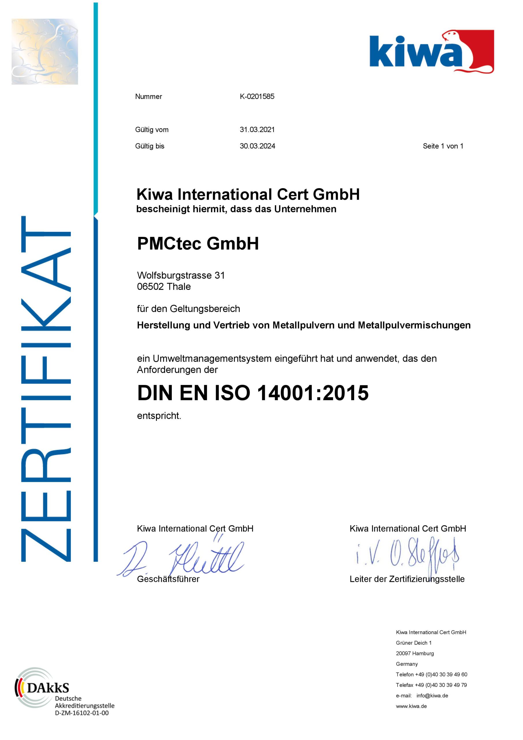 ISO14001 Deutsch